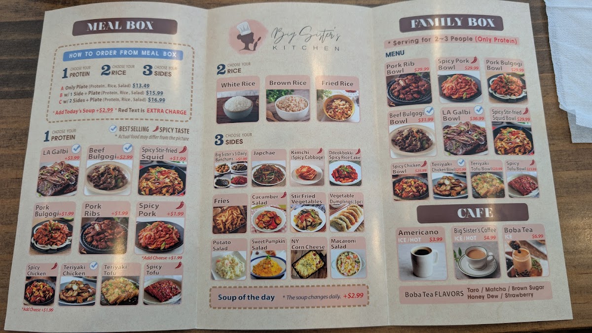 Menu Big Sister's Kitchen-10